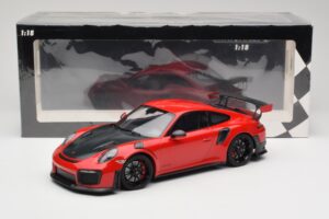 Porsche 911 GT2 RS 991.2 Червен Черни Джанти Minichamps 1:18 155968307 Метал — снимка 6 от 6