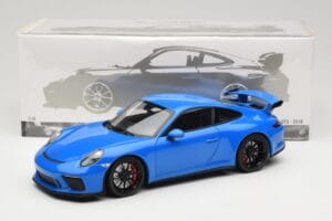 Porsche 911 991.2 GT3 Син Minichamps 1:18 110067024 Метал — снимка 8 от 8