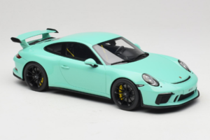 Porsche 911 991.2 GT3 Ментово Зелено GT Spirit 1:18 GT550 Смола — снимка 4 от 6