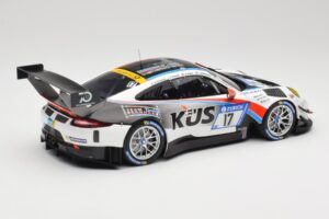 Porsche 911 991.2 GT3 R #17 Kues Team 75 Bernhard M. Christensen / K. Cairoli 24 Hours of Nurburgring 2018 Minichamps 1:18 15 — снимка 2 от 6