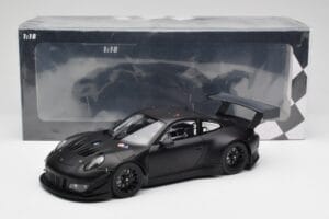 Porsche 911 991.2 GT3 R Matte Black Minichamps 1:18 155186901 Метал — снимка 6 от 6