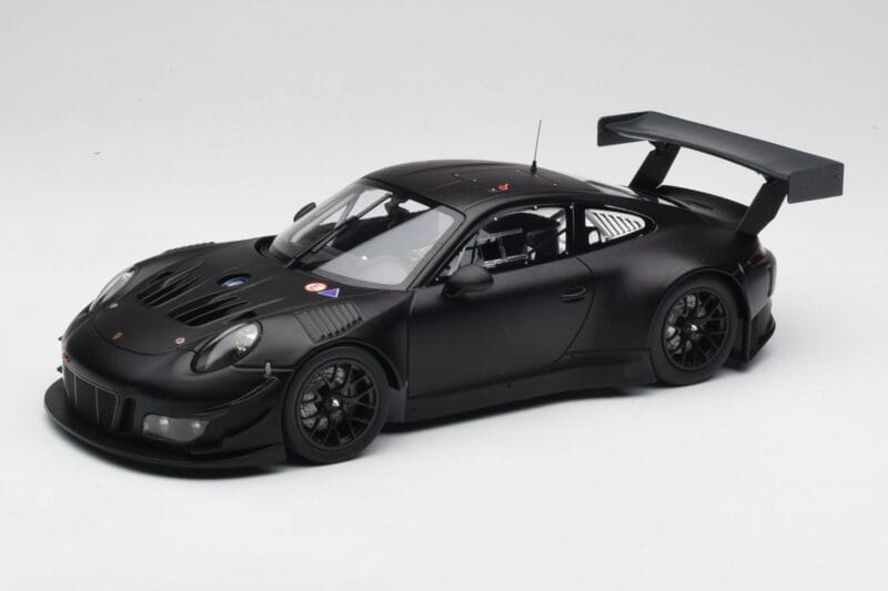 Porsche 911 991.2 GT3 R Matte Black Minichamps 1:18 155186901 Метал