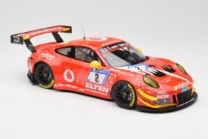 Porsche 911 991.2 GT3 R #2 Team Gigaspeed S. Bockmann 24 Hours of Nurburgring 2018 Minichamps 1:18 155186902 Метал — снимка 4 от 6