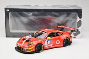 Porsche 911 991.2 GT3 R #2 Team Gigaspeed S. Bockmann 24 Hours of Nurburgring 2018 Minichamps 1:18 155186902 Метал — снимка 6 от 6