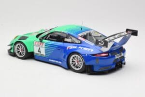 Porsche 911 991.2 GT3 R #4 Falken K. Bachler / M. Ragginger VLN Winner Round 6 2018 Minichamps 1:18 153186994 Метал — снимка 5 от 6