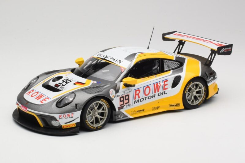 Porsche 911 991.2 GT3 R #99 Rowe Racing D. Olsen / M. Campbell 24 Hours of Spa 2019 Minichamps 1:18 155196099 Метал