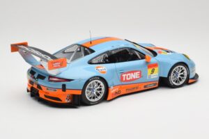 Porsche 911 991.2 GT3 R Pacific Gulf Racing #9 J. Lammers / K. Miura Super GT 300 Series 2017 Minichamps 1:18 155176909 Метал — снимка 2 от 6