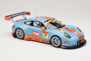 Porsche 911 991.2 GT3 R Pacific Gulf Racing #9 J. Lammers / K. Miura Super GT 300 Series 2017 Minichamps 1:18 155176909 Метал — снимка 4 от 6