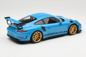 Porsche 911 991.2 GT3 RS Син със Златни Джанти Minichamps 1:18 155068222 Метал — снимка 2 от 6