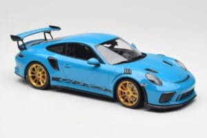 Porsche 911 991.2 GT3 RS Син със Златни Джанти Minichamps 1:18 155068222 Метал — снимка 4 от 6