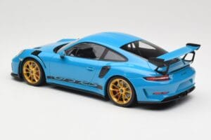 Porsche 911 991.2 GT3 RS Син със Златни Джанти Minichamps 1:18 155068222 Метал — снимка 5 от 6