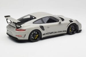 Porsche 911 991.2 GT3 RS Chalk Wording Черни Джанти Minichamps 1:18 153068230 Метал — снимка 2 от 6