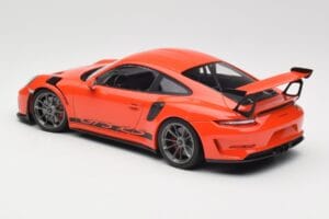 Porsche 911 991.2 GT3 RS Lava Orange & Сребристи Джанти Minichamps 1:18 155068225 Метал — снимка 5 от 6
