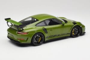 Porsche 911 991.2 GT3 RS Lizard Зелен С Черни Джанти Minichamps 1:18 155068233 Метал — снимка 2 от 6