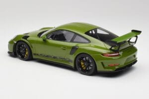 Porsche 911 991.2 GT3 RS Lizard Зелен С Черни Джанти Minichamps 1:18 155068233 Метал — снимка 5 от 6