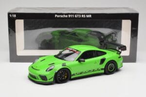 Porsche 911 991.2 GT3 RS Manthey Racing Racing Зелен Minichamps 1:18 MR-911-GT3RS-1802 Метал — снимка 6 от 6