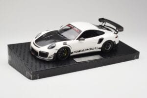 Porsche 911 991.2 GT3 RS Manthey Racing Бял Minichamps 1:18 MR-911-GT3RS-1801 Метал — снимка 2 от 6