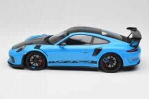 Porsche 911 991.2 GT3 RS Miami Син Weissach Package & Черни Магнезиеви Джанти Minichamps 1:18 153068231 Метал — снимка 3 от 6