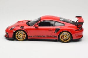 Porsche 911 991.2 GT3 RS Червен със Златни Джанти Minichamps 1:18 155068220 Метал — снимка 3 от 6