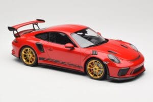 Porsche 911 991.2 GT3 RS Червен със Златни Джанти Minichamps 1:18 155068220 Метал — снимка 4 от 6