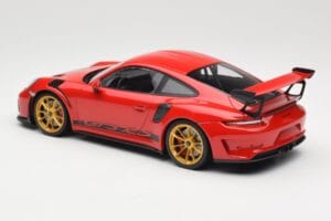 Porsche 911 991.2 GT3 RS Червен със Златни Джанти Minichamps 1:18 155068220 Метал — снимка 5 от 6