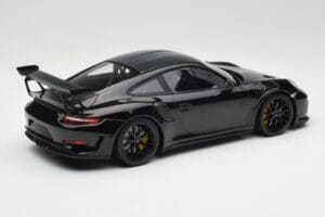 Porsche 911 991.2 GT3 RS Weissach Package Черен & Черни Джанти Minichamps 1:18 153068228 Метал — снимка 2 от 6