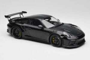 Porsche 911 991.2 GT3 RS Weissach Package Черен & Черни Джанти Minichamps 1:18 153068228 Метал — снимка 4 от 6