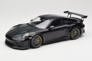 Porsche 911 991.2 GT3 RS Weissach Package Черен Сребристи Магнезиеви Джанти Minichamps 1:18 153068229 Метал
