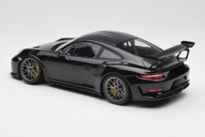 Porsche 911 991.2 GT3 RS Weissach Package Черен Сребристи Магнезиеви Джанти Minichamps 1:18 153068229 Метал — снимка 5 от 6