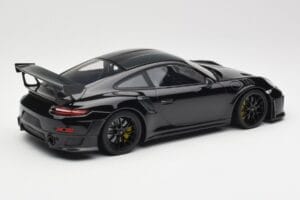 Porsche 911 991.2 GT3 RS Weissach Package Черен С Черни Джанти Minichamps 1:18 153068321 Метал — снимка 2 от 6