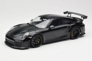 Porsche 911 991.2 GT3 RS Weissach Package Черен С Черни Джанти Minichamps 1:18 153068321 Метал