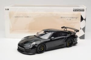 Porsche 911 991.2 GT3 RS Weissach Package Черен С Черни Джанти Minichamps 1:18 153068321 Метал — снимка 6 от 6