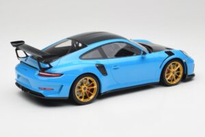 Porsche 911 991.2 GT3 RS Weissach Package Син & Златни Джанти Minichamps 1:18 153068232 Метал — снимка 2 от 6
