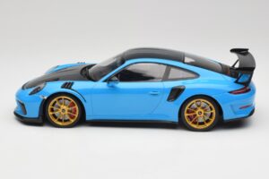 Porsche 911 991.2 GT3 RS Weissach Package Син & Златни Джанти Minichamps 1:18 153068232 Метал — снимка 3 от 6