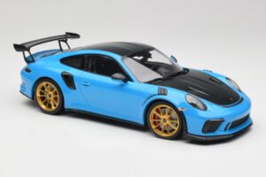 Porsche 911 991.2 GT3 RS Weissach Package Син & Златни Джанти Minichamps 1:18 153068232 Метал — снимка 4 от 6