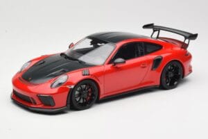 Porsche 911 991.2 GT3 RS Weissach Package Червен с Черни Джанти Minichamps 1:18 155068230 Метал