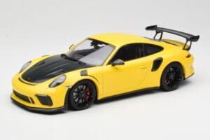 Porsche 911 991.2 GT3 RS Жълт с Черни Джанти Minichamps 1:18 155068231 Метал
