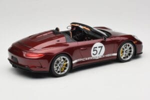 Porsche 911 991.2 Speedster Heritage Edition Cherry Metallic GT Spirit 1:18 GT929 Смола — снимка 2 от 6