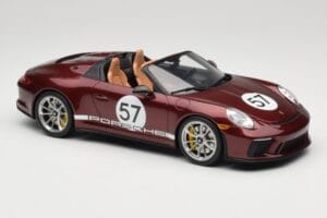 Porsche 911 991.2 Speedster Heritage Edition Cherry Metallic GT Spirit 1:18 GT929 Смола — снимка 4 от 6