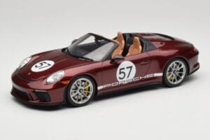 Porsche 911 991.2 Speedster Heritage Edition Cherry Metallic GT Spirit 1:18 GT929 Смола
