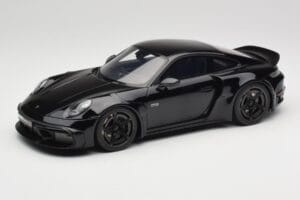 Porsche 911 992 Brabus 900 Rocket-R Obsidian Black GT Spirit 1:18 GT502 Смола