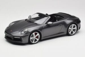 Porsche 911 992 Carrera 4S Кабриолет Agate Grey Metallic Minichamps 1:18 155067336 Метал