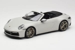 Porsche 911 992 Carrera 4S Кабриолет Сив Minichamps 1:18 155067335 Метал