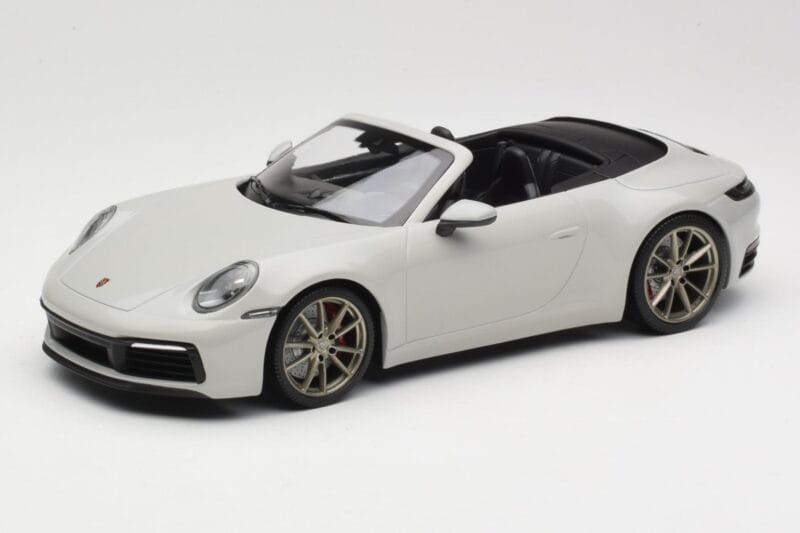 Porsche 911 992 Carrera 4S Кабриолет Сив Minichamps 1:18 155067335 Метал
