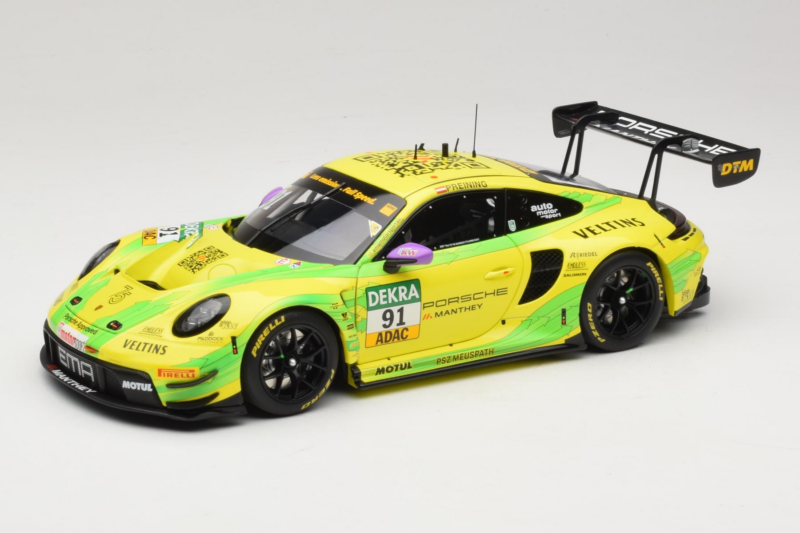 Porsche 911 GT3 R #91 T. Preining Manthey EMA DTM Hockenheim Champion 2023 Minichamps 1:18 MG-M-911-DTM-n91-23-1801 Метал