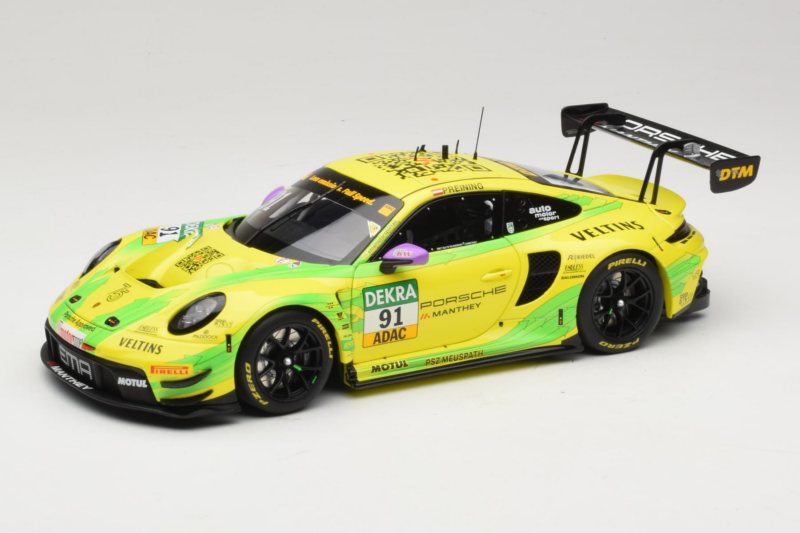 Porsche 911 GT3 R #91 T. Preining Manthey EMA DTM Norisring Winner 2023 Minichamps 1:18 MG-M-911-DTM-n91-23-1802 Метал