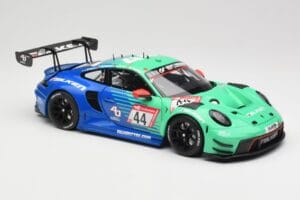 Porsche 911 992 GT3 R Falken #44 D. Eriksson / T. Heinemann 24 Hours of Nurburgring 2023 Minichamps 1:18 113236344 Метал — снимка 6 от 8