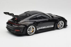 Porsche 911 992 GT3 RS Черен Със Сребристи Джанти Minichamps 1:18 155062231 Метал — снимка 2 от 6