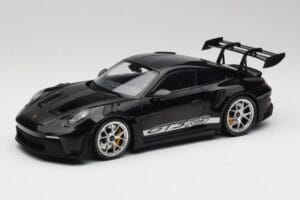 Porsche 911 992 GT3 RS Черен Със Сребристи Джанти Minichamps 1:18 155062231 Метал