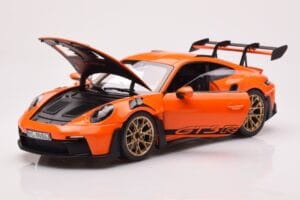 Porsche 911 992 GT3 RS Gulf Оранжев Norev 1:18 187360 Метал — снимка 2 от 8